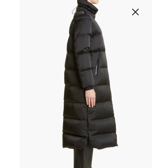 Herno Laminar Black  Quilted Down Long Parka Jacket Coat - Picture 4 of 11